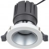 Светильник встраиваемый поворотный REXANT HORECA DARK LIGHT с антиослепляющим эффектом 12 Вт 4000 К LED SILVER 615-1003