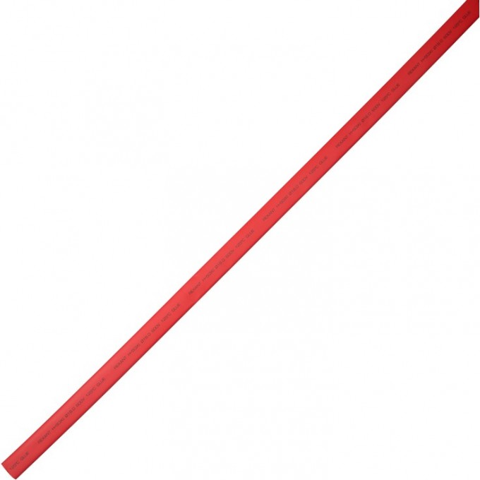 Термоусаживаемая трубка REXANT 18.0/6.0 мм клеевая красная, 10 шт. 26-1804