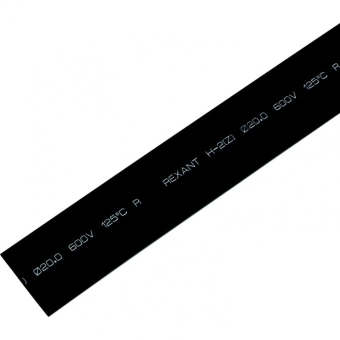 Термоусаживаемая трубка REXANT 20.0/10.0 мм черный, 10 шт. 22-0008