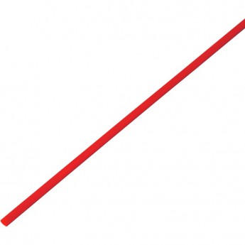 Термоусаживаемая трубка REXANT 3.0/1.5 мм красная, 50 шт.