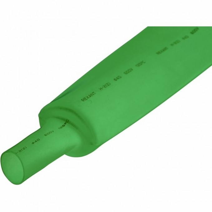 Термоусаживаемая трубка REXANT 35.0/17.5 мм зеленая, 10 шт. 23-5003