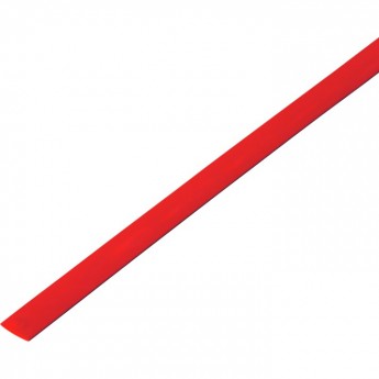 Термоусаживаемая трубка REXANT 4.0/2.0 мм красная, 50 шт.