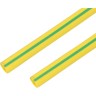 Термоусаживаемая трубка REXANT 50.0/25.0 мм желто-зеленая, 10 шт.