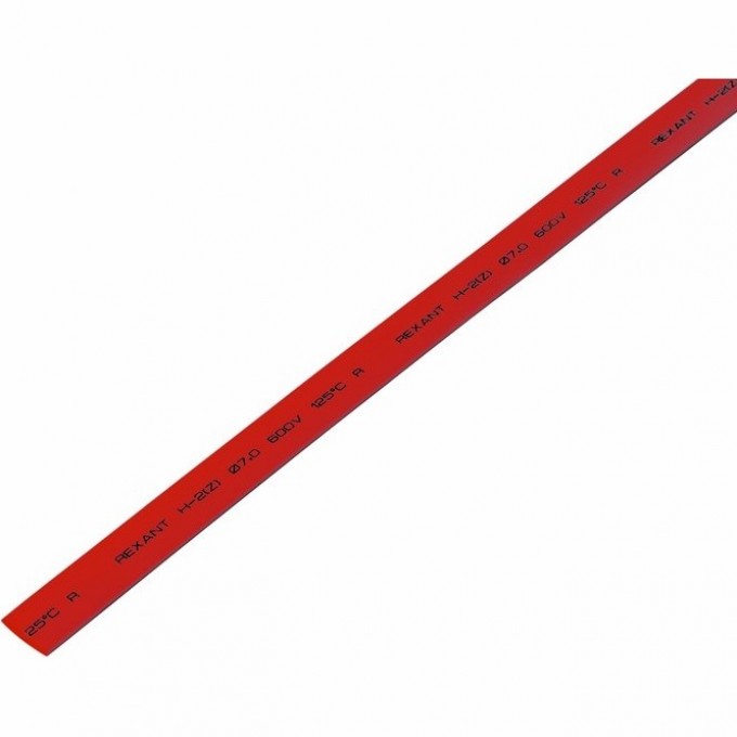 Термоусаживаемая трубка REXANT 7.0/3.5 мм красная, 50 шт. 20-7004