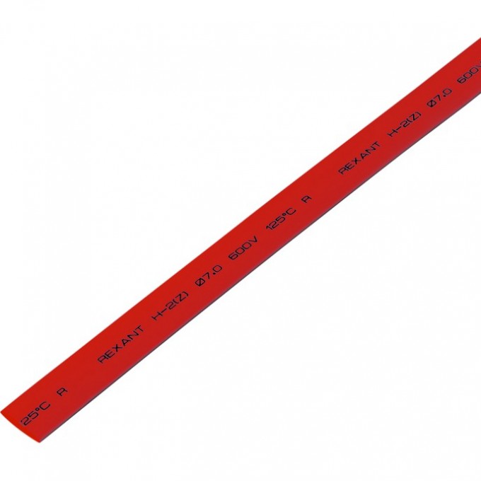 Термоусаживаемая трубка REXANT 8.0/4.0 мм красная, 50 шт. 20-8004