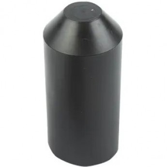 Термоусаживаемый колпак (капа) REXANT 120,0/57,0 мм черный