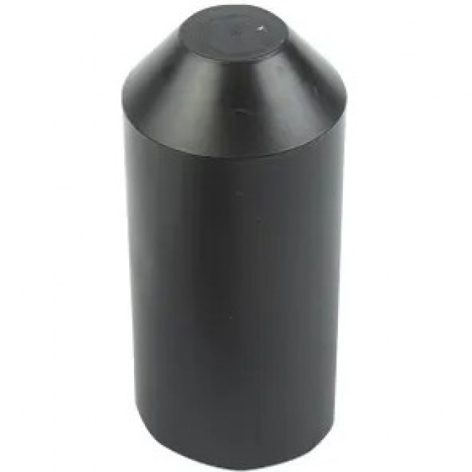 Термоусаживаемый колпак (капа) REXANT 120,0/57,0 мм черный 48-1120