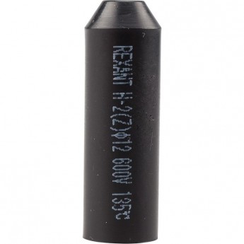 Термоусаживаемый колпак REXANT, капа 12,0 / 5,0 мм, черный