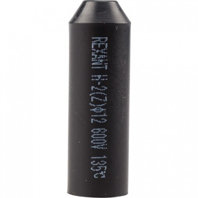 Термоусаживаемый колпак REXANT, капа 12,0 / 5,0 мм, черный 48-1012