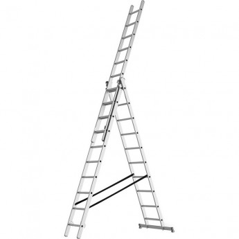 Трехсекционная промышленная лестница REXANT 3x8