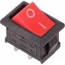 Выключатель клавишный REXANT MINI RWB-201 6А красный 36-2111
