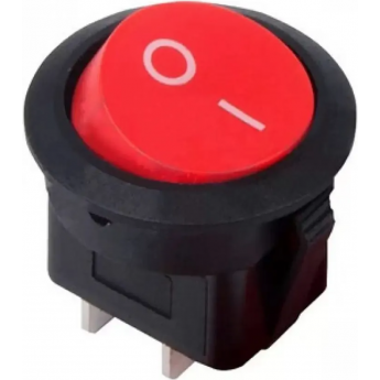 Выключатель клавишный REXANT RWB-213, SC-214, MRS-102-8 250V 6А (2с) ON-OFF красный
