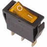 Выключатель клавишный REXANT RWB-404 15А желтый с подсветкой