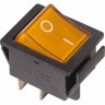 Выключатель клавишный REXANT RWB-502 желтый с подсветкой