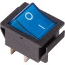 Выключатель клавишный REXANT RWB-502 синий с подсветкой, в упаковке 1шт. 06-0306-B