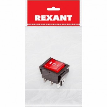Выключатель клавишный REXANT RWB-509 индивидуальная упаковка