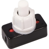 Выключатель-кнопка REXANT PBS-17A2 белый для настольной лампы 36-3010