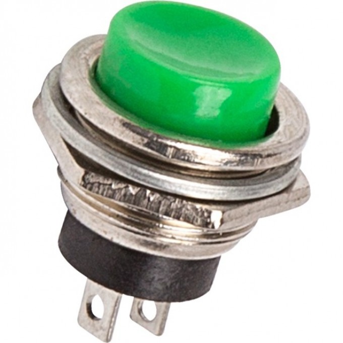 Выключатель-кнопка REXANT RWD-306 металл зеленая 36-3353