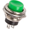 Выключатель-кнопка REXANT RWD-306 металл зеленая